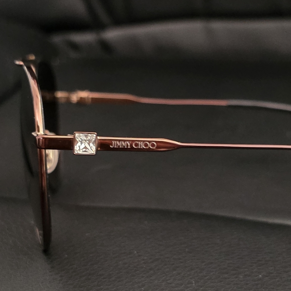 JIMMY CHOO Women's Olly 60Mm Sunglasses Women's BRONZ (NWOT) - Picture 9 of 13